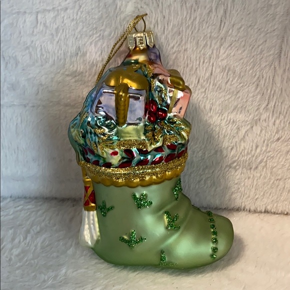 Fitz and Floyd Vintage Christmas Stocking